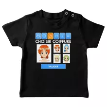 T-shirt bébé Nami « Générateur de personnages » – Parodie One Piece
