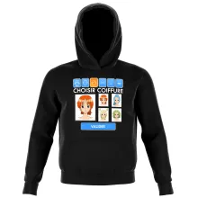 Sweat à capuche Enfant Nami « Générateur de personnages » – Parodie One Piece