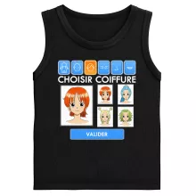 Débardeurs Enfants Nami « Générateur de personnages » – Parodie One Piece