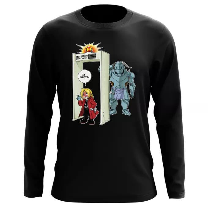 T-Shirts manches longues Parodie Full Metal Alchemist - FMA Détecteur de métaux ! - Edward, Alphonse Elric