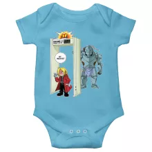 Body bébé Edward « Détecteur de métaux ! » – Parodie Full Metal Alchemist