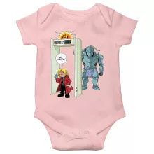 Body bébé (Filles) Edward « Détecteur de métaux ! » – Parodie Full Metal Alchemist