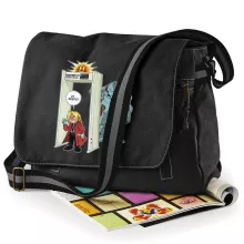Sac à bandoulière Edward « Détecteur de métaux ! » – Parodie Full Metal Alchemist