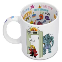 Mug Edward « Détecteur de métaux ! » – Parodie Full Metal Alchemist