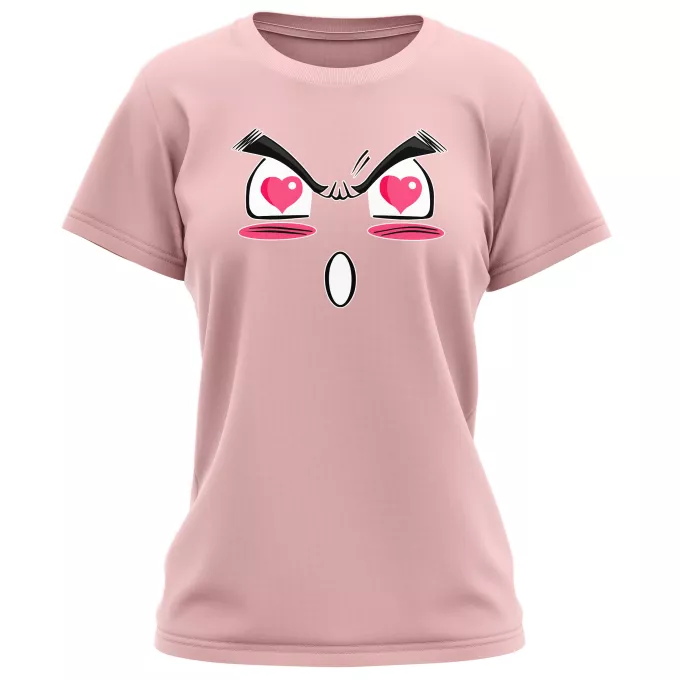T-shirts Femmes Parodie Funny Face In Love !! - Manga - Funny Face