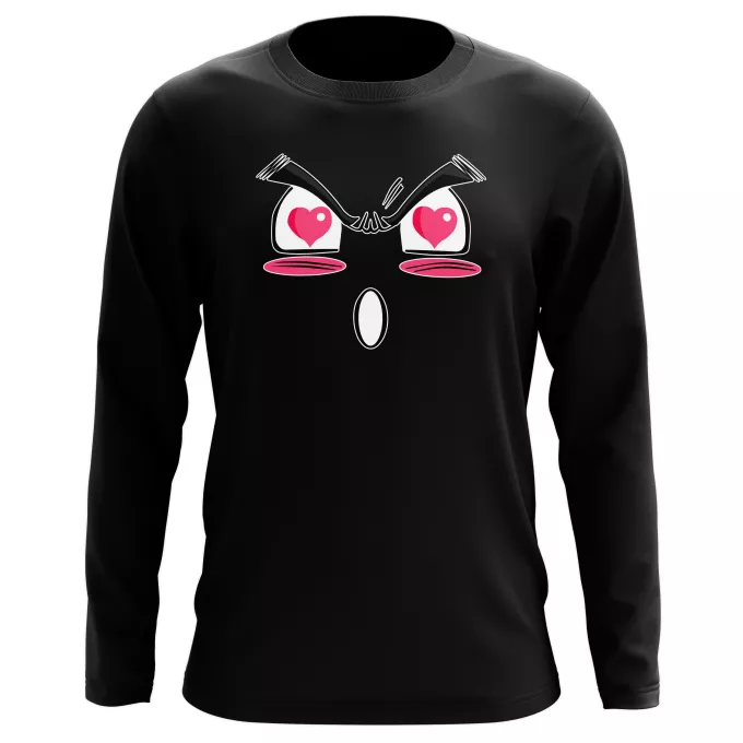 T-Shirts manches longues Parodie Funny Face In Love !! - Manga - Funny Face