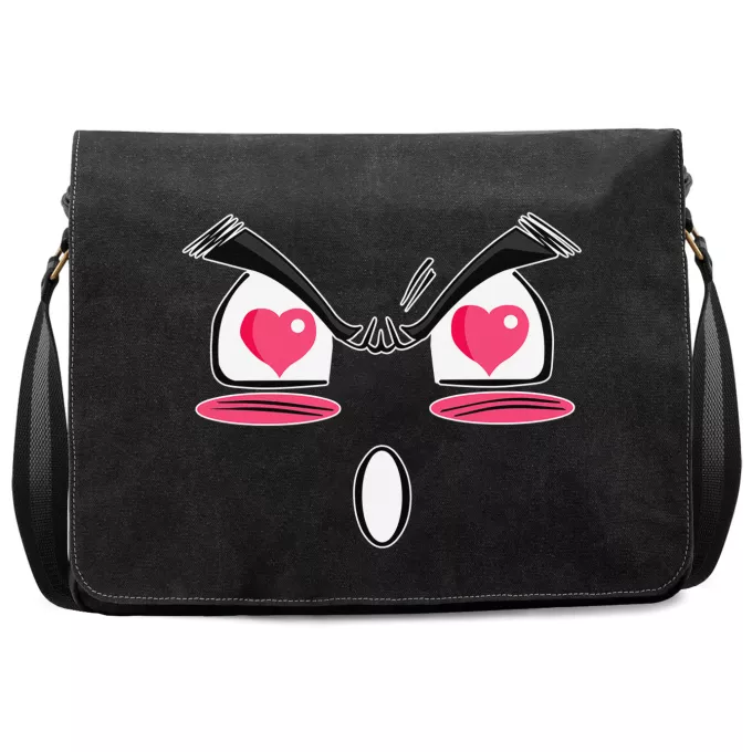 Sac à Bandoulière Premium Parodie Funny Face In Love !! - Manga - Funny Face