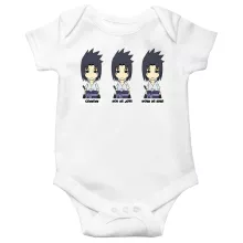Body bébé Sasuke Uchiwa « L'homme le plus expressif du Monde » – Parodie Naruto