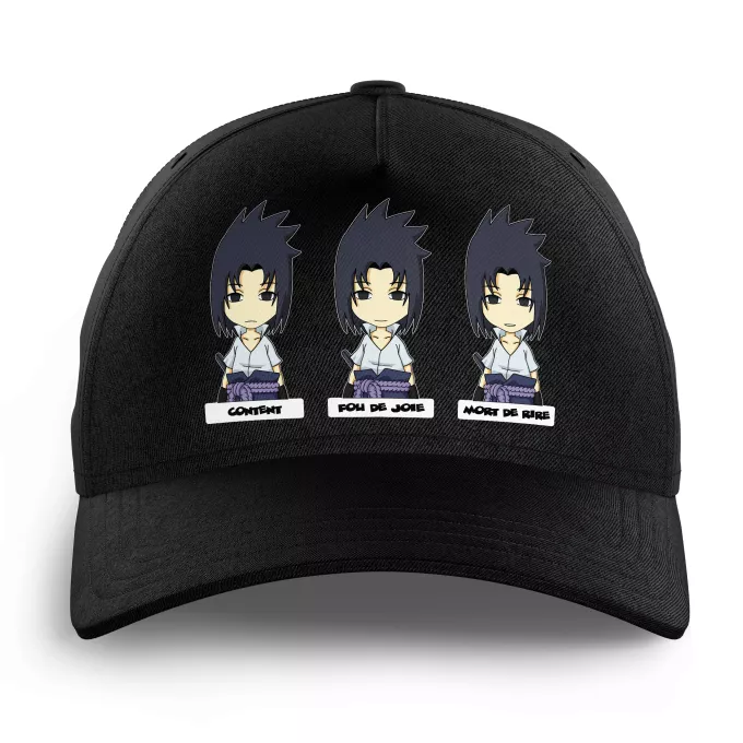 Casquettes Enfants Parodie Naruto L'homme le plus expressif du Monde :) - Sasuke Uchiwa