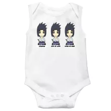 Body bébé Sasuke Uchiwa « L'homme le plus expressif du Monde » – Parodie Naruto