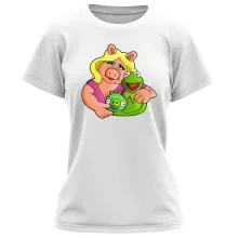 Camiseta Mujer “Angry Birds, Gustavo y Peggy” – Parodia de Angry Birds