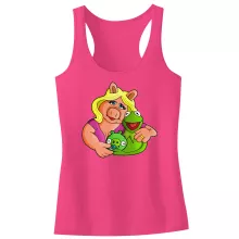 Kinderen Meisjes Tank Top “Angry Birds, Kermit en Piggy” – Angry Birds parodie