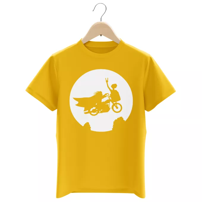 Boys Kids T-shirts Parody of ET the Extra-Terrestrial ET The Extra-Terrestrial and Eliott