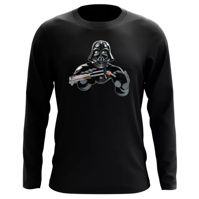 Långärmad T-Shirts Parodi Stjärnornas krig Darth Vader