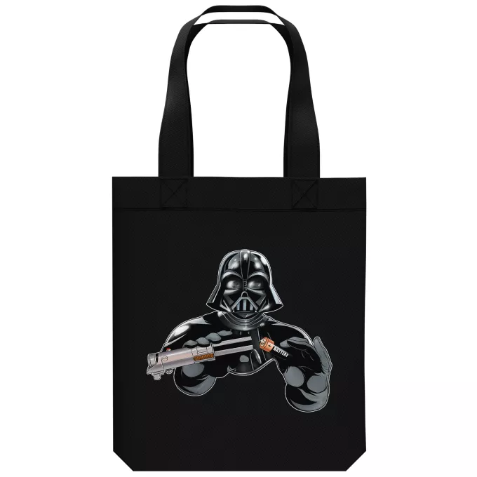 Ekologisk bomullsväska (Tote Bag) Parodi Stjärnornas krig Darth Vader