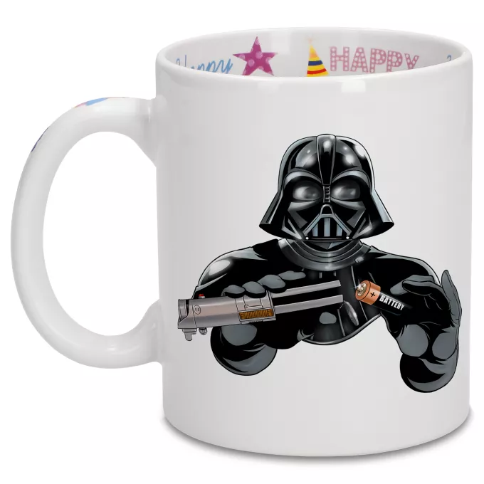 Födelsedagsmuggar Parodi Stjärnornas krig Darth Vader