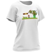 T-shirt Femme Donatello « La Revanche des Tortues ! » – Parodie Super Mario
