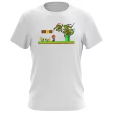 Maglietta Donatello “Donatello,Leonardo,Raphael, Michelangelo e Mario” – Parodia dei Super Mario