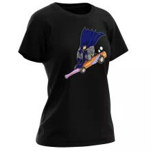 T-shirt Femme « La nouvelle Batte-Mobile !! » – Parodie Batman