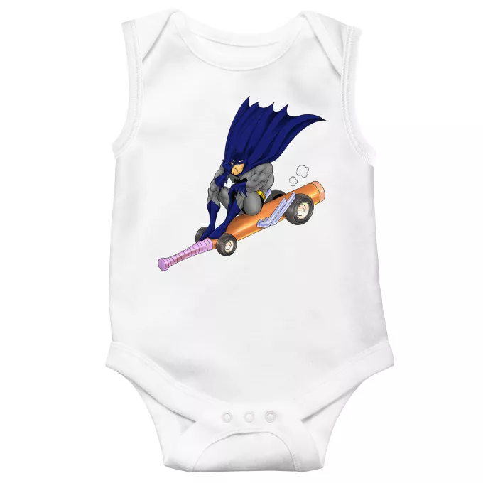 Body baby Ärmlös Parodi Läderlappen Batman