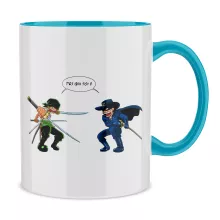 Mug Zoro Roronoa « D'un Z qui veut dire... (Version qui dégénère » – Parodie One Piece