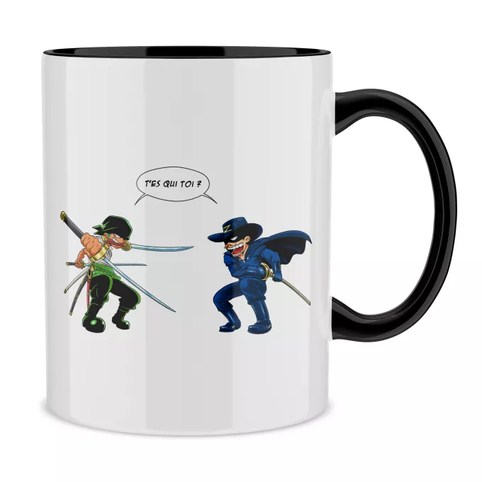 Mugs Parodie One Piece D'un Z qui veut dire... (Version qui dégénère :) - Zoro Roronoa