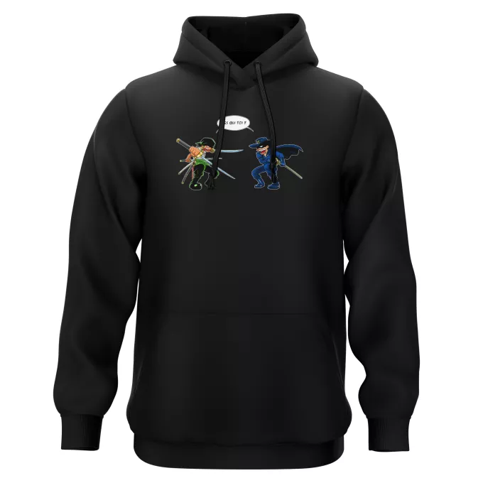 Sweat-shirts à Capuche Parodie One Piece D'un Z qui veut dire... (Version qui dégénère :) - Zoro Roronoa