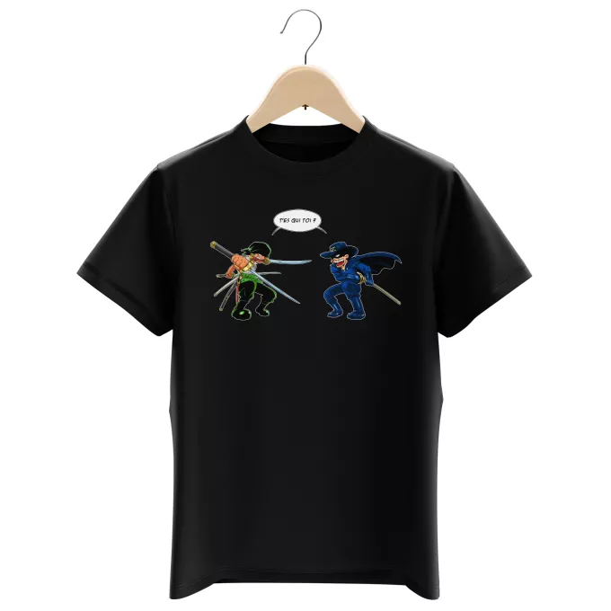 T-shirts Enfants Garçons Parodie One Piece D'un Z qui veut dire... (Version qui dégénère :) - Zoro Roronoa