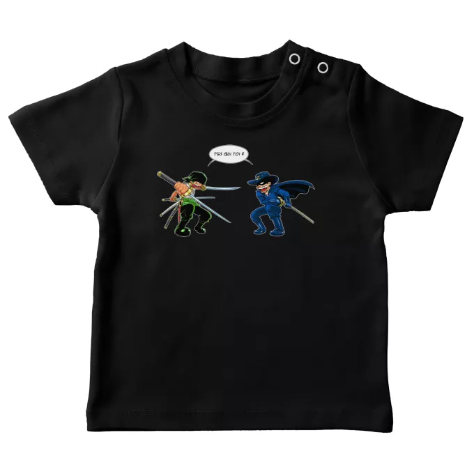 T-shirts bébé Parodie One Piece D'un Z qui veut dire... (Version qui dégénère :) - Zoro Roronoa