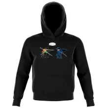 Sweat à capuche Enfant Zoro Roronoa « D'un Z qui veut dire... (Version qui dégénère » – Parodie One Piece