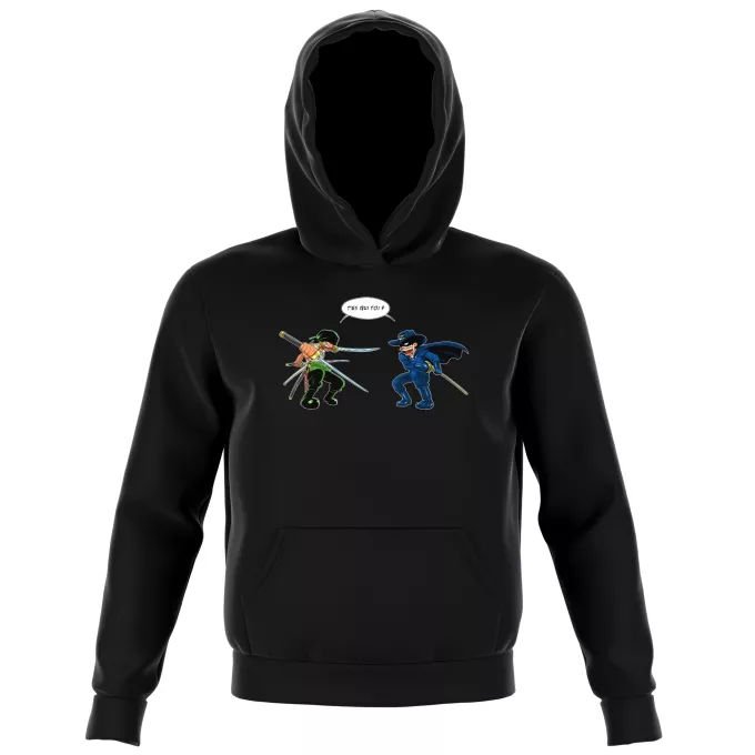 Sweat-shirts à Capuche Enfant Parodie One Piece D'un Z qui veut dire... (Version qui dégénère :) - Zoro Roronoa