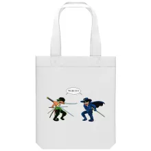 totebag Zoro Roronoa « D'un Z qui veut dire... (Version qui dégénère » – Parodie One Piece
