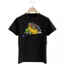 T-shirt criança rapaz Link – Zelda de parodia