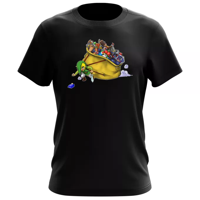 T-shirts de homem Paródia Zelda Link