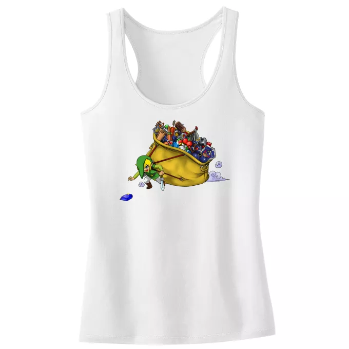 Camisolas de alças crianças raparigas Paródia Zelda Link