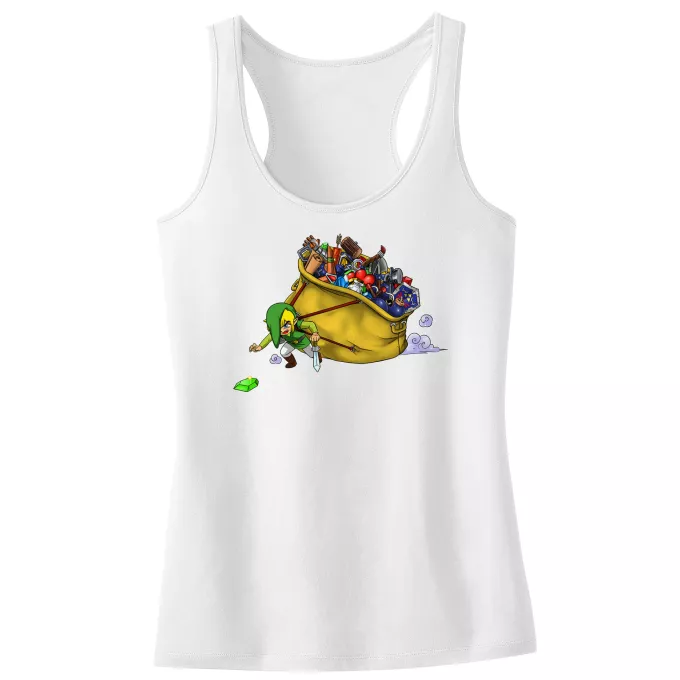 Camisolas de alças crianças raparigas Paródia Zelda Link