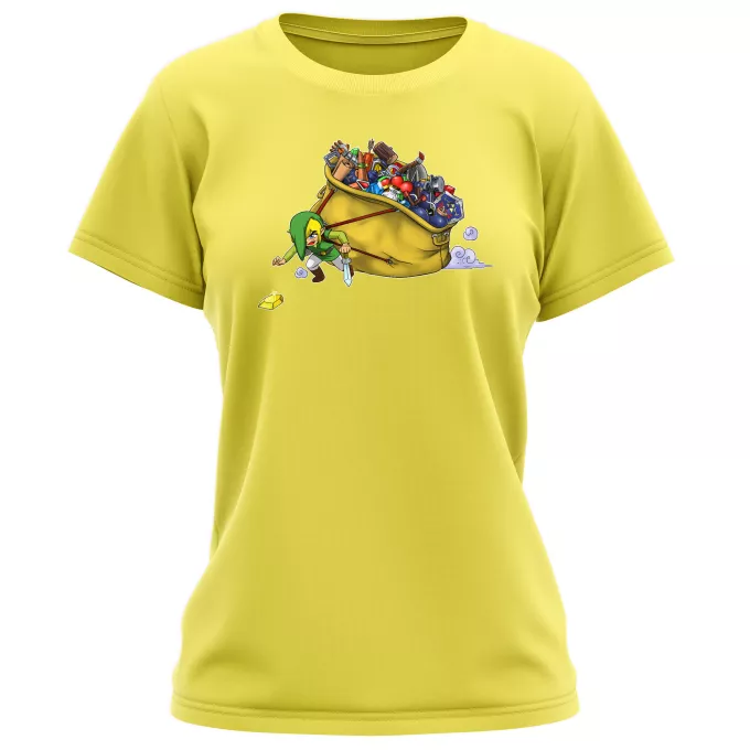 T-shirts de mulher Paródia Zelda Link