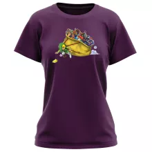 T-shirt de mulher Link – Zelda de parodia