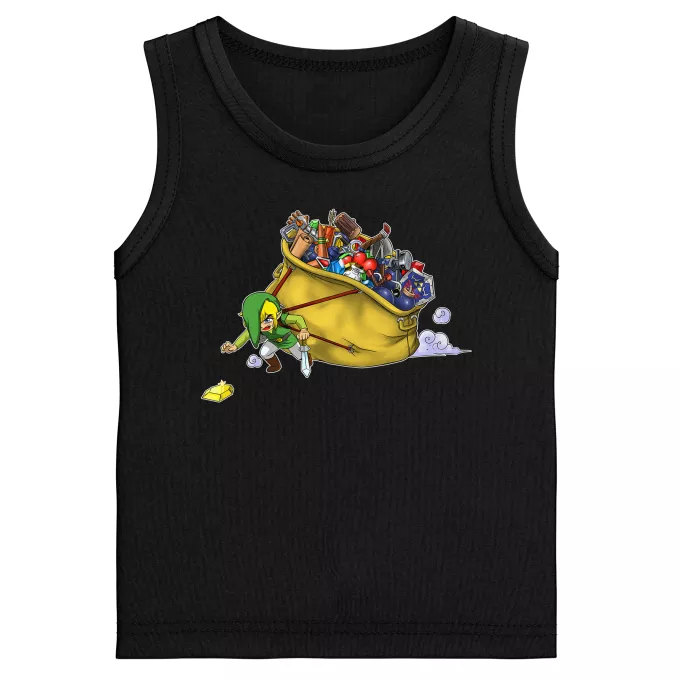 Camisolas de alças crianças rapaz Paródia Zelda Link