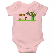 Fatinho para bebé (menina) Donatello “Donatello, Michelangelo, Leonardo, Raphael e Super Mario” – Super Mario de parodia
