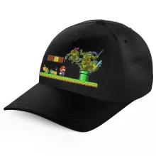 Bonés de Verão para crianças Donatello “Donatello, Michelangelo, Leonardo, Raphael e Super Mario” – Super Mario de parodia