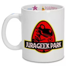 Caneca “Yoshi e Parque Jurássico” – Yoshi de parodia