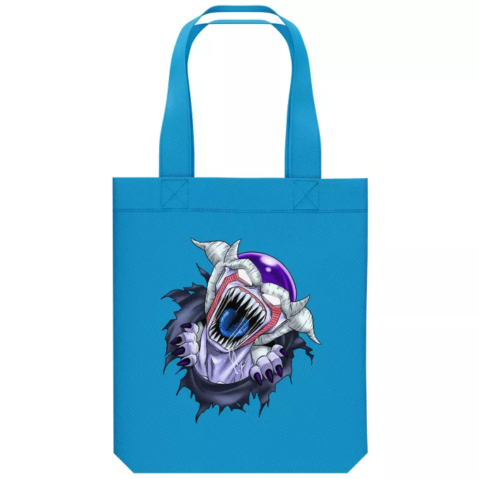 biologisch katoenen draagtas (Tote Bag) Parodie Dragon Ball Z - DBZ Freezer