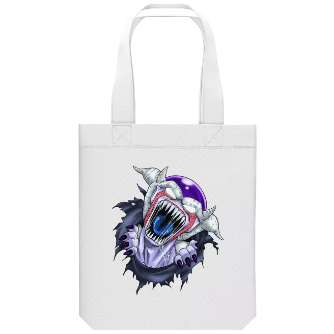 biologisch katoenen draagtas (Tote Bag) Parodie Dragon Ball Z - DBZ Freezer