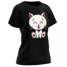 T-shirt Femme « Kawaii Baby Cat (blanc) » – Parodie Kawaii Baby Cats