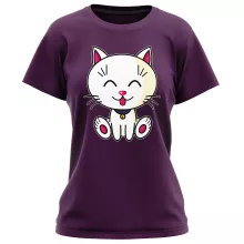 T-shirt Femme « Kawaii Baby Cat (blanc) » – Parodie Kawaii Baby Cats