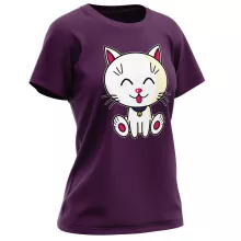 T-shirt Femme « Kawaii Baby Cat (blanc) » – Parodie Kawaii Baby Cats