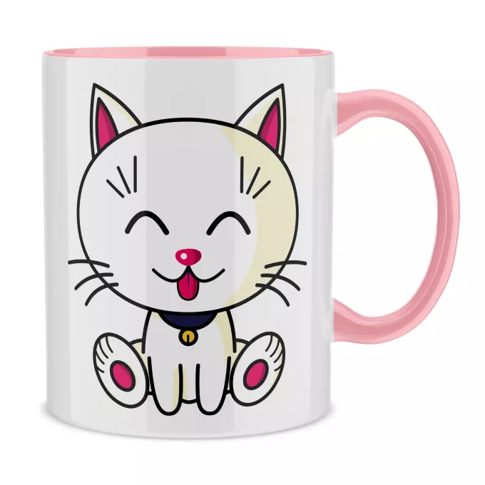 Mugs Parodie Kawaii Baby Cats Kawaii Baby Cat (blanc)
