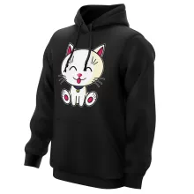 Sweat à capuche « Kawaii Baby Cat (blanc) » – Parodie Kawaii Baby Cats