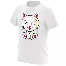 T-shirt « Kawaii Baby Cat (blanc) » – Parodie Kawaii Baby Cats